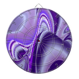 Lila Blume Regenbogen Träume Dartscheibe