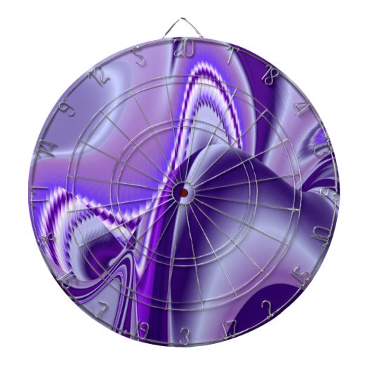 Lila Blume Regenbogen Träume Dartscheibe (vorne)