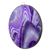 Lila Blume Regenbogen Träume Dartscheibe (Vorderseite rechts)