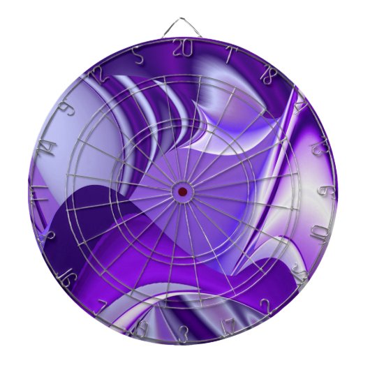 Lila Blume Regenbogen Träume Dartscheibe (vorne)