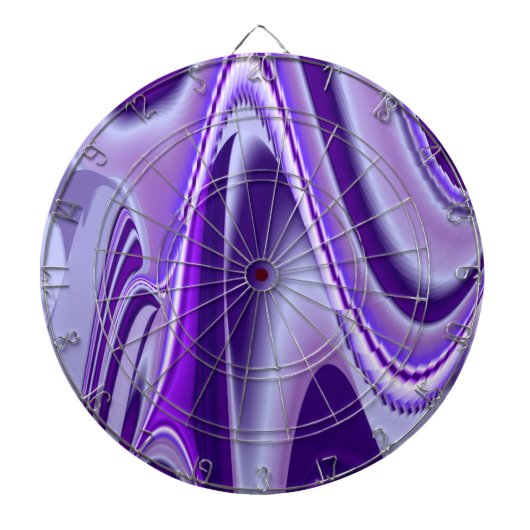 Lila Blume Regenbogen Träume Dartscheibe (vorne)