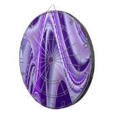 Lila Blume Regenbogen Träume Dartscheibe (Vorderseite rechts)