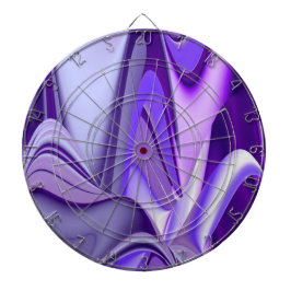 Lila Blume Regenbogen Träume Dartscheibe