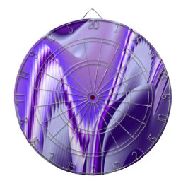 Lila Blume Regenbogen Träume Dartscheibe