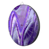 Lila Blume Regenbogen Träume Dartscheibe (Vorderseite rechts)