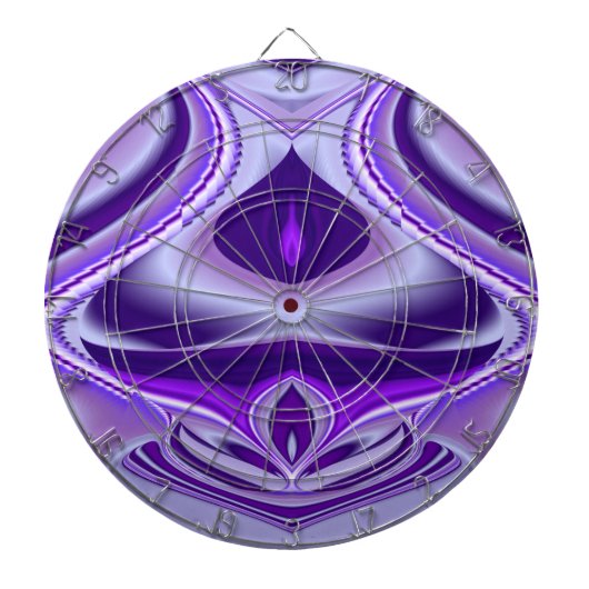 Lila Blume Regenbogen Träume Dartscheibe (vorne)