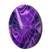 Lila Blume Regenbogen Träume Dartscheibe (Vorderseite rechts)