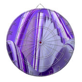 Lila Blume Regenbogen Träume Dartscheibe (vorne)