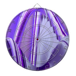 Lila Blume Regenbogen Träume Dartscheibe