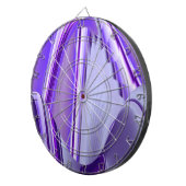 Lila Blume Regenbogen Träume Dartscheibe (Vorderseite rechts)