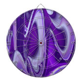 Lila Blume Regenbogen Träume Dartscheibe (vorne)