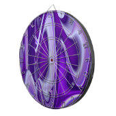 Lila Blume Regenbogen Träume Dartscheibe (Vorderseite rechts)