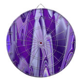 Lila Blume Regenbogen Träume Dartscheibe (vorne)