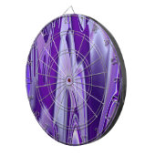 Lila Blume Regenbogen Träume Dartscheibe (Vorderseite rechts)