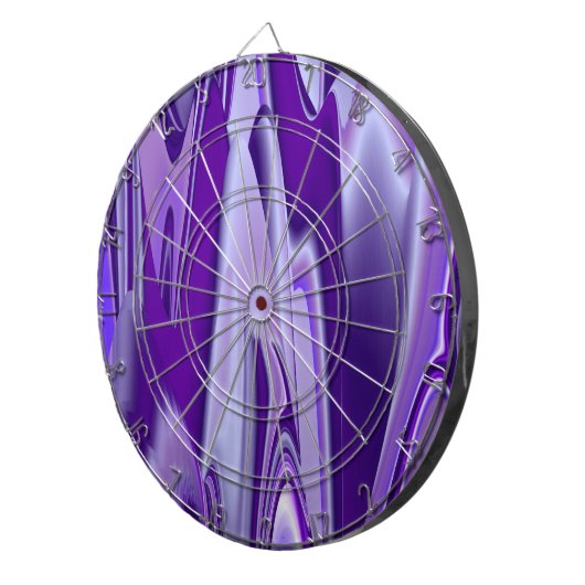 Lila Blume Regenbogen Träume Dartscheibe (Vorderseite rechts)
