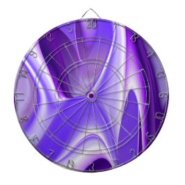 Lila Blume Regenbogen Träume Dartscheibe