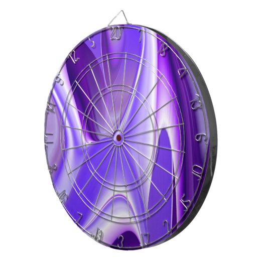 Lila Blume Regenbogen Träume Dartscheibe (Vorderseite rechts)