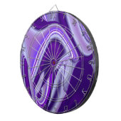 Lila Blume Regenbogen Träume Dartscheibe (Vorderseite rechts)