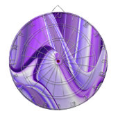 Lila Blume Regenbogen Träume Dartscheibe (vorne)