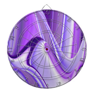 Lila Blume Regenbogen Träume Dartscheibe