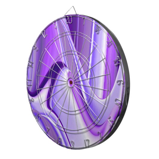 Lila Blume Regenbogen Träume Dartscheibe (Vorderseite rechts)