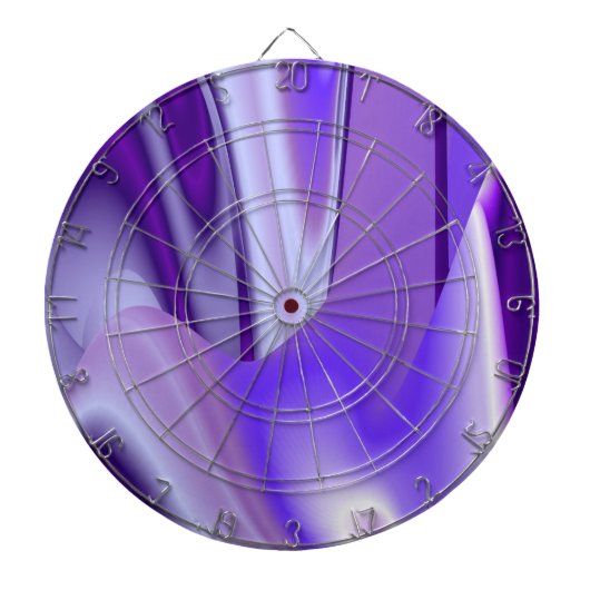 Lila Blume Regenbogen Träume Dartscheibe (vorne)