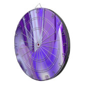 Lila Blume Regenbogen Träume Dartscheibe (Vorderseite rechts)