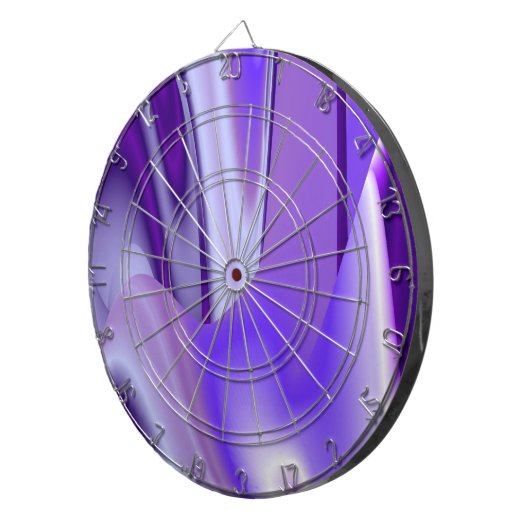 Lila Blume Regenbogen Träume Dartscheibe (Vorderseite rechts)