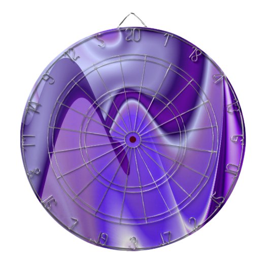 Lila Blume Regenbogen Träume Dartscheibe (vorne)