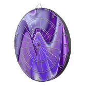 Lila Blume Regenbogen Träume Dartscheibe (Vorderseite rechts)