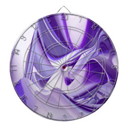 Lila Blume Regenbogen Träume Dartscheibe