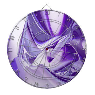 Lila Blume Regenbogen Träume Dartscheibe