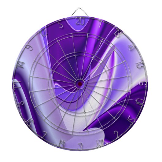 Lila Blume Regenbogen Träume Dartscheibe (vorne)