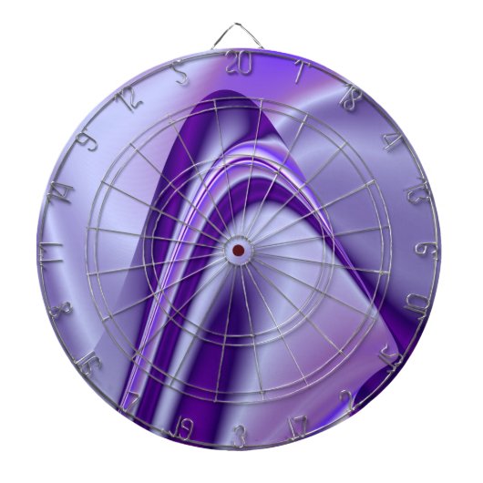 Lila Blume Regenbogen Träume Dartscheibe (vorne)