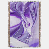 Lila Blume Regenbogen Träume Decke (Vorderseite Vertikal)