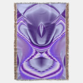 Lila Blume Regenbogen Träume Decke (Vorderseite Vertikal)