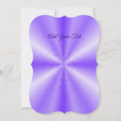 Lila Blume Regenbogen Träume Einladung (Rückseite)