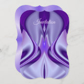 Lila Blume Regenbogen Träume Einladung (Vorne/Hinten)