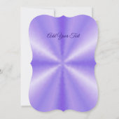 Lila Blume Regenbogen Träume Einladung (Rückseite)