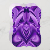 Lila Blume Regenbogen Träume Einladung (Vorne/Hinten)