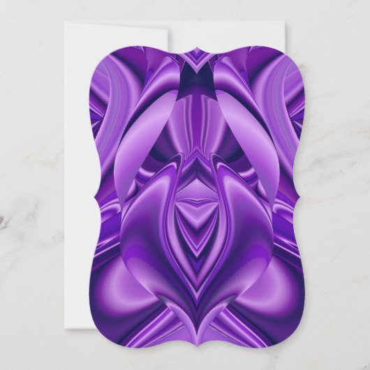 Lila Blume Regenbogen Träume Einladung (Vorderseite)