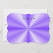 Lila Blume Regenbogen Träume Einladung (Rückseite)