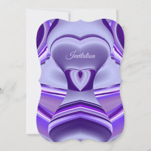 Lila Blume Regenbogen Träume Einladung