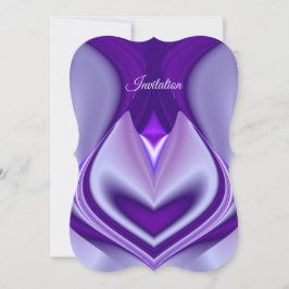 Lila Blume Regenbogen Träume Einladung