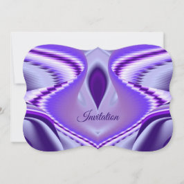 Lila Blume Regenbogen Träume Einladung