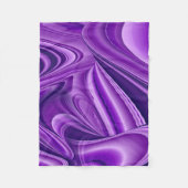 Lila Blume Regenbogen Träume Fleecedecke (Vorderseite)