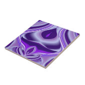 Lila Blume Regenbogen Träume Fliese (Seite)