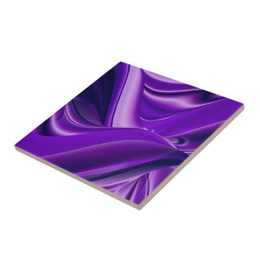 Lila Blume Regenbogen Träume Fliese (Seite)