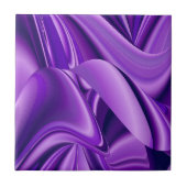 Lila Blume Regenbogen Träume Fliese (Vorderseite)