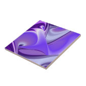 Lila Blume Regenbogen Träume Fliese (Seite)